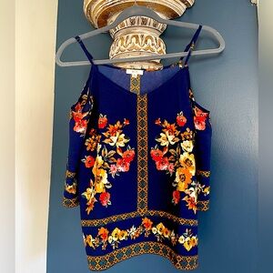 MINE Bohemian Cold Shoulder Top